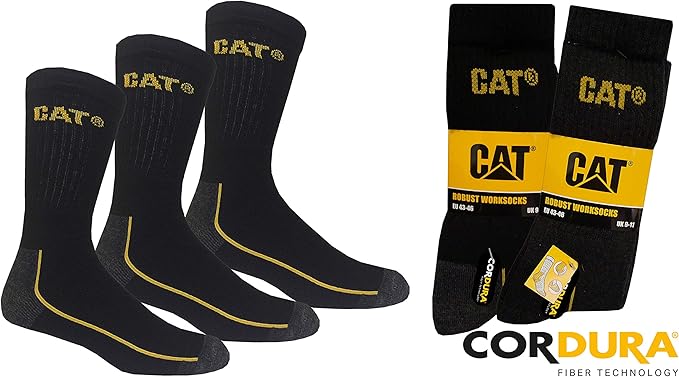 Caterpillar socks (3 in 1 pack) Cordura
